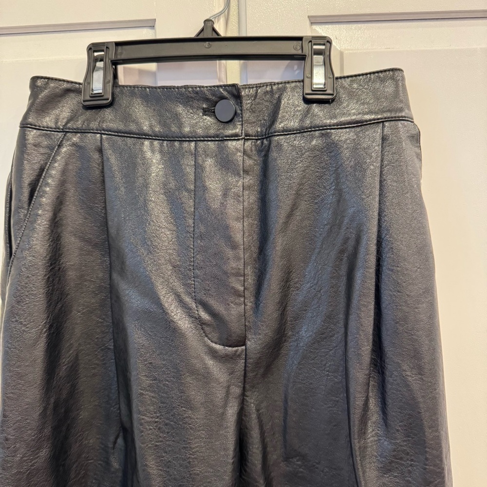 Oak & Fort Extra Small Black Faux Vegan Leather - Picture 3 of 9